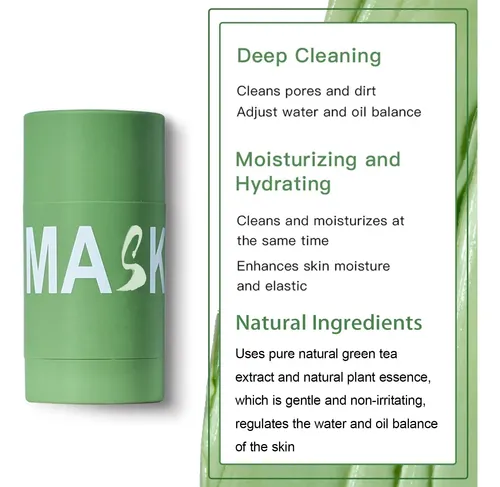 Mascarilla En Barra De Té Verde Limpieza Facial 1 Pc 2026