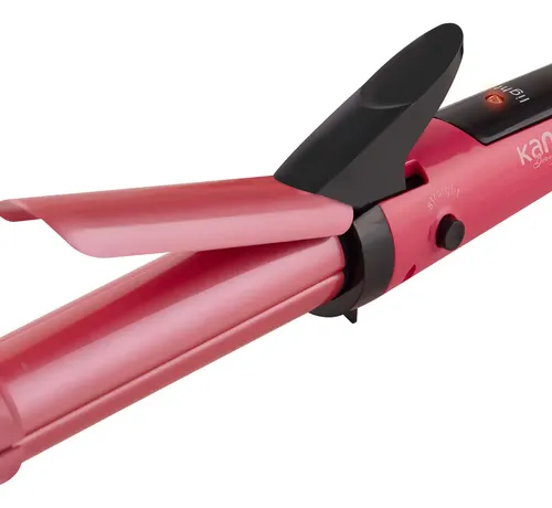 Planchita Y Buclera 2 En 1 Rosa Kanji Cable Giratorio