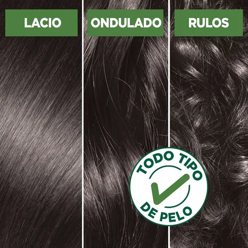 Kit de Tintura Permanente Garnier Nutrisse con Cobertura de Canas para Castaño Oscuro Tono 30U