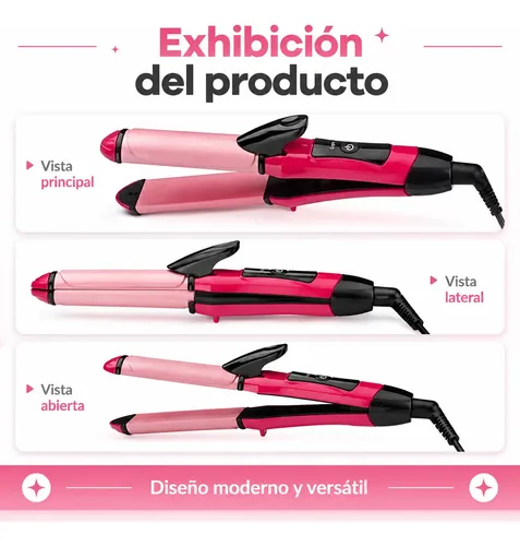 Pinzas Rizadoras Sin Daño Para Peinado Diario