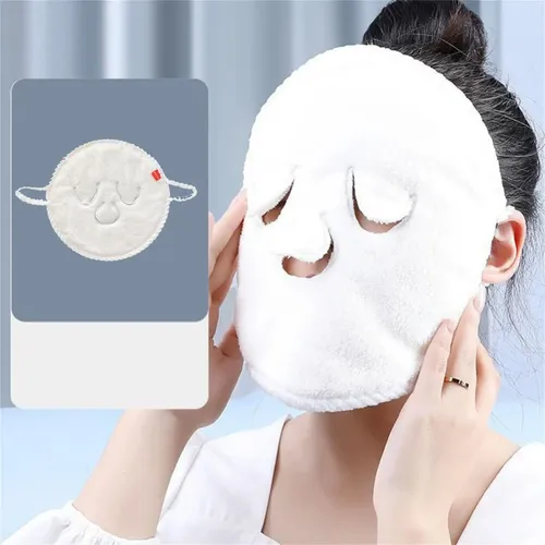 Toalla Facial Reutilizable, Con Forro Polar Facial Hidratant