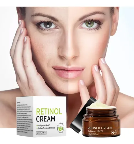 Crema Facial Retinol 50ml Hidratante Antiarrugas Mujer