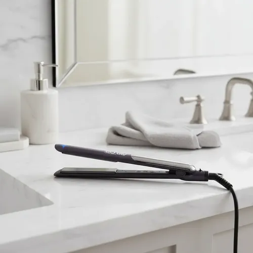 Planchita Pelo Eurobeauty Slim Digital Led Eb-hs071 Púrpura
