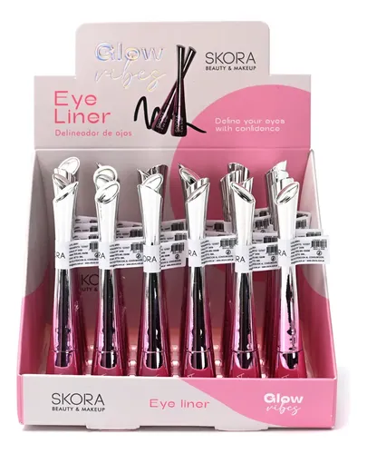 Delineador De Ojos Pluma Skora Glow Vibes Líquido