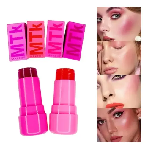 Rubor 3 En 1 ( Labial Y Sombra) Water Jelly Tint, Gelatina Tono Del Maquillaje 03- Chill
