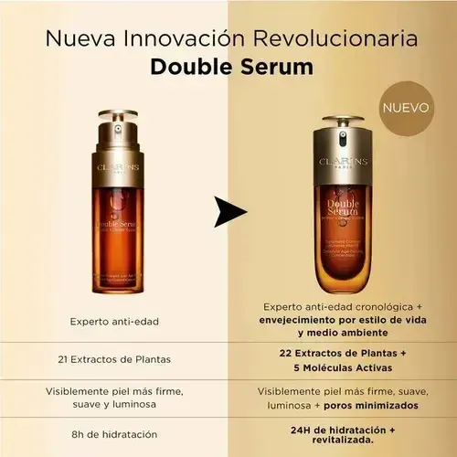 Clarins Double Serum 30ml. Serum Antiedad.