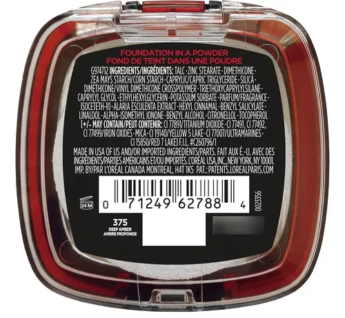 Base En Polvo L’oréal Infallible 24h Deep Amber Pack