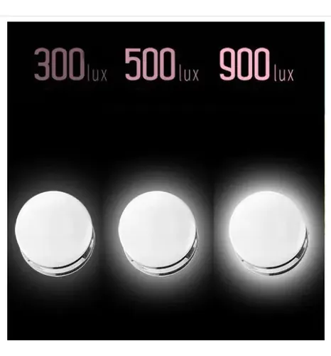 Espejo De Maquillaje 4 Focos Led Rotable 360°touch