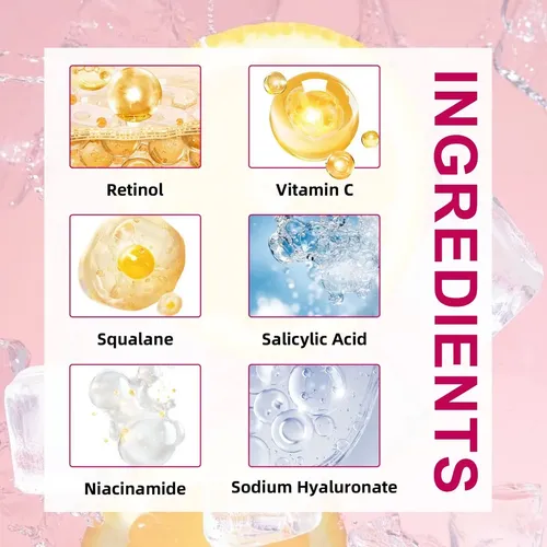Sérum Facial Con Vitamina C, Antienvejecimiento, Iluminador  Todo Tipo De Piel Día/noche