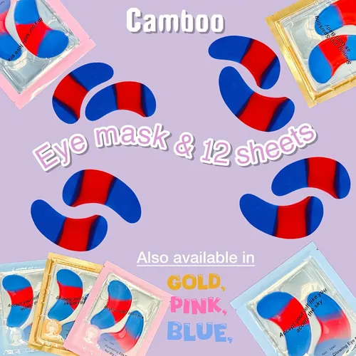 Parches De Gel Camboo Para Debajo De Los Ojos, 12 Pares