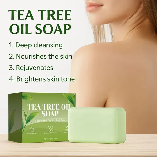 Útil Jabón De Árbol, Jabón Facial Y Corporal, Calmante Y Hum