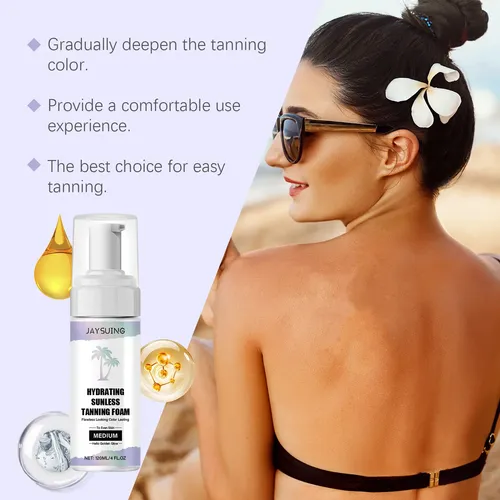 Mousse Autobronceador Sin Sol Con Color Caramelo