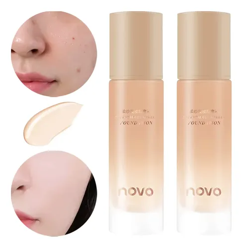 Base Líquida Suave Uniforme Disimula Manchas Ojeras Natural
