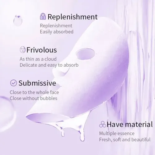 Mascarilla Facial Ácido Hialurónico Hidratante Radiante Pro