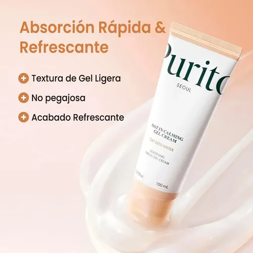 Crema En Gel Calmante Avena, 100 Ml, Crema Hidratante Facial