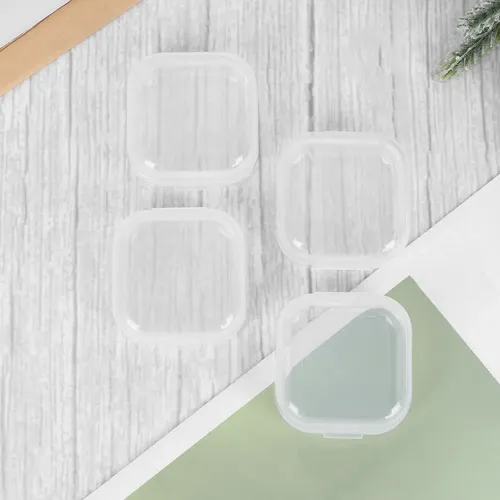 Cajitas Plásticas Transparentes Organizadoras De Maquillaje