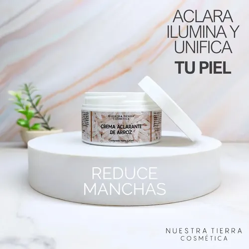 Kit Aclarante Rostro/axilas/entrepiernas Jabon Y Crema Arroz