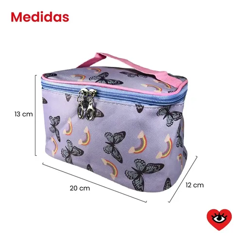 Neceser Porta Cosmeticos Maquillaje Brochas Bolso Estuche Color 3