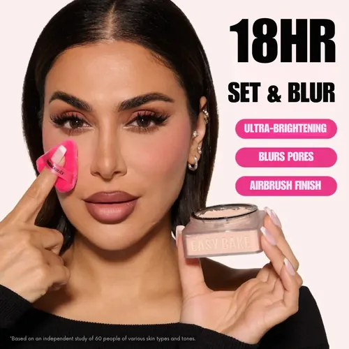 Polvo Huda Beauty Suelto Easy Bake Loose Powder Volatil Fijador