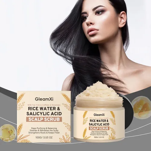 El Exfoliante Para Cuero Cabelludo Gleamxi Hidrata Profundam 100g