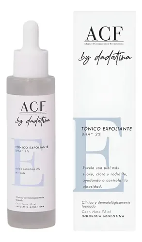 Tonico Exfoliante Acido Salicílico 2% Acf By Dadatina