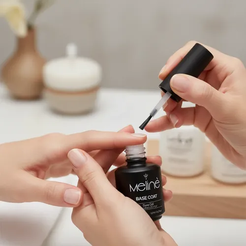 Meline Esmalte Base Coat Semipermanente Gel Led/uv