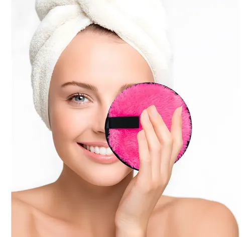 Pad Xl Desmaquillante Doble Reutilizable Facial X 2