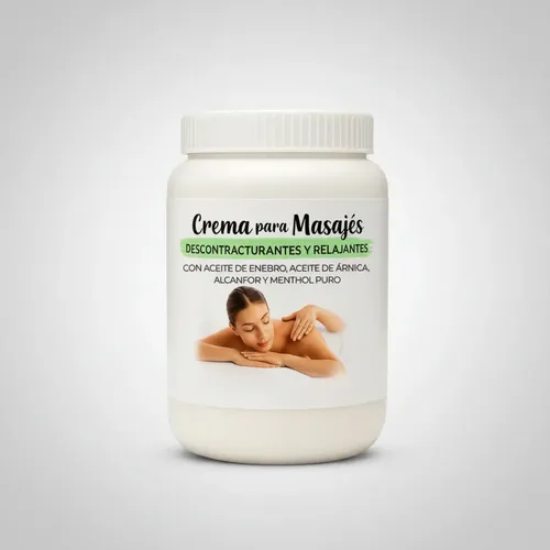 Crema Descontracturante 1 Kg Enebro, Arnica Y Otros Gba