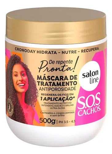 Mascara Capilar Salon Line Tratamiento Ultra Gloss X 500 Ml