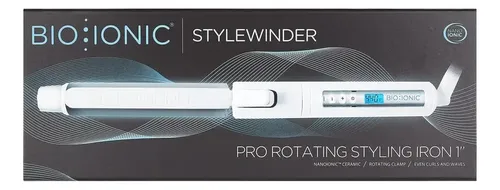 Plancha De Peinado Bio Ionic Stylewinder Giratoria Con Contr