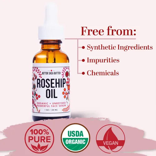 Aceite De Rosa Mosqueta, Mejor Manteca De Karité Orgánica, 3