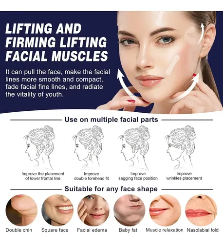 Parche Tensor Facial Lifting Invisible X 120 Unidades Mixta