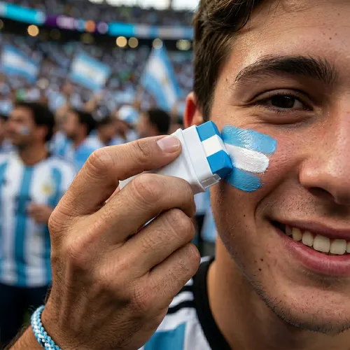 Pack Pintacara Pinturas Stick X24 Argentina Mundial X Mayor