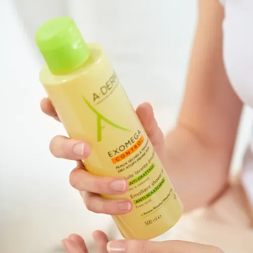 Aderma Exomega Control Aceite Limpiador Emoliente 500 Ml