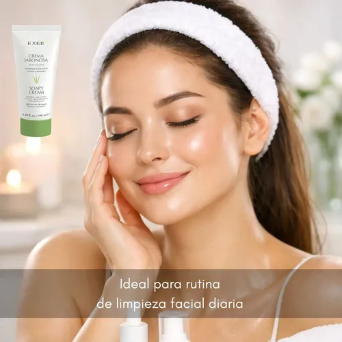 Crema Jabonosa Antiacne Tea Tree Oil Nutre Hidrata Exel 100m