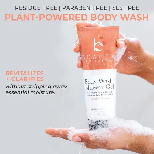 Gel De Ducha Y Jabón Corporal Beauty By Earth Vainilla Y Coc