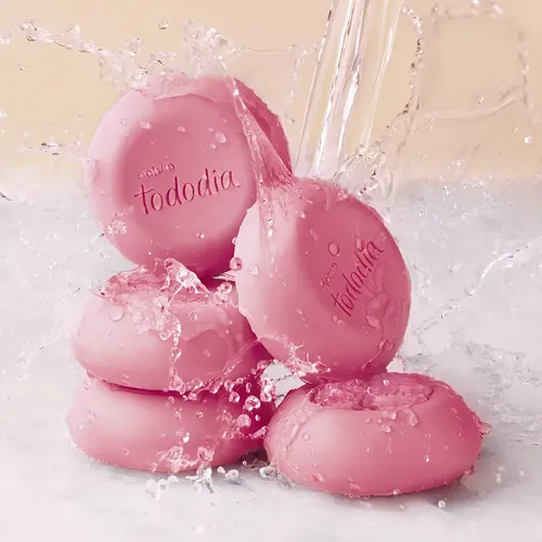 Kit Natura Tododia Frambuesa y Pimienta Rosa para Cuidado Corporal con Jabón y Crema Hidratante