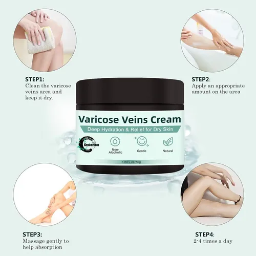 Crema Para Varices Grocerism 1.76 Oz