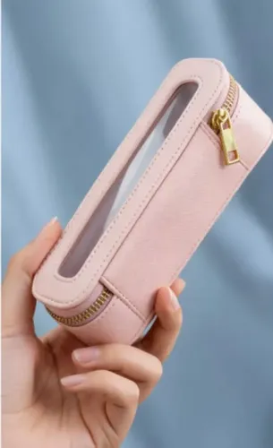 Paquete De 2 Bolsas De Maquillaje De Viaje Impermeables De P
