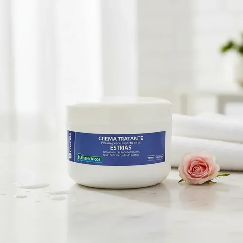 Crema Tratante Para Mejorar Aspecto De Estrías X 250cc