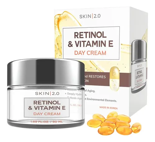 Hidratante Facial Skin con Retinol y Vitamina E para Piel Dañada