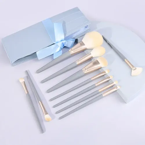 / Set De Brochas De Maquillaje De 10 Piezas Súper Suaves //