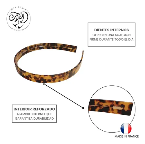 Vincha Pelo Carey Francesas Diademas Color Tortoise Shell