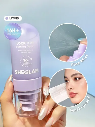 Sheglam Lock’d In Spray Fijador De Maquillaje Mate Duradero