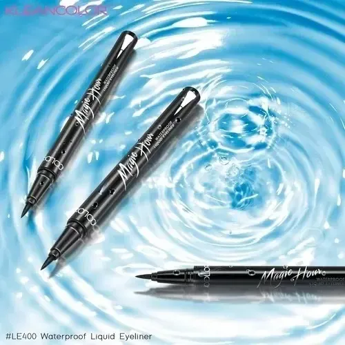 Delineador Líquido Negro Klenacolor Waterproof Larga Duración