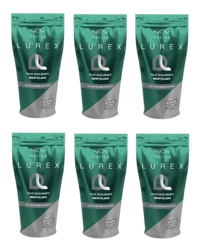 Polvo Decolorante Nov Native Mentolado Lurex 690 Gr Pack X 6