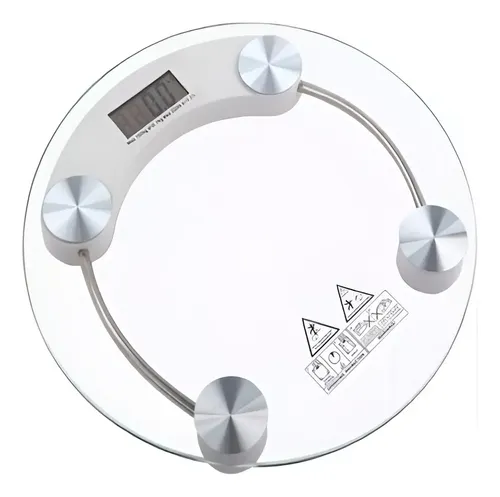 Balanza Digital Personal Baño 180kg Redonda 32cm