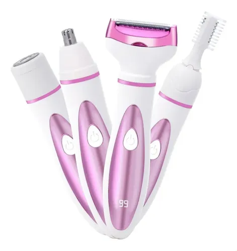 Depiladora Eléctrica 4 En 1 Para Cuerpo Y Rostro Rf-t8 Mujer