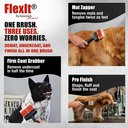 Cepillo Para El Cabello Groomers Helper Flexit, Cepillo Flex