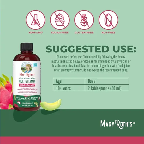 Multivitamínico Líquido Para El Crecimiento Del Cabello Mary